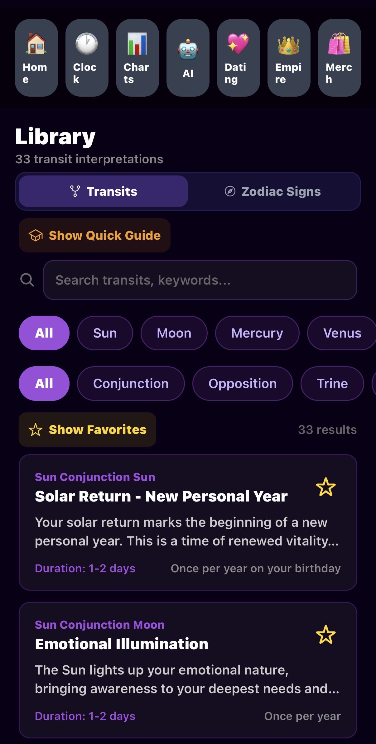 StarFlow Astrology Library